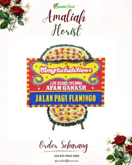 Sewa Papan Bunga Garden Wedding Bogor