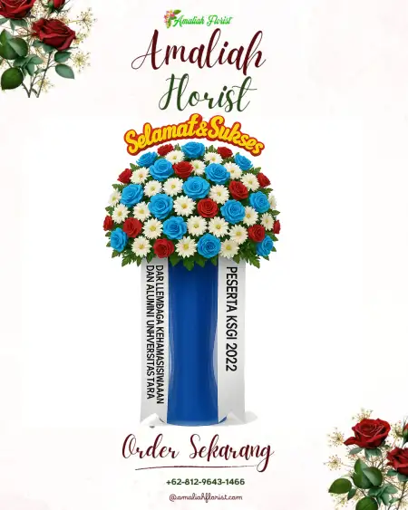 Standing Flowers Garden Wedding Bogor